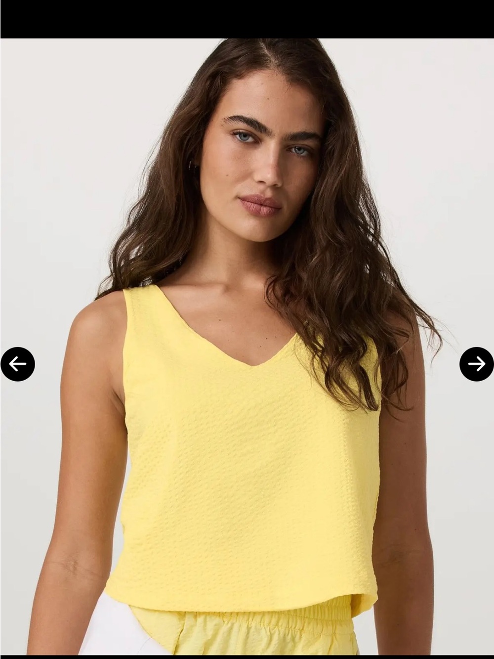 Vuori Villa Textured Crop Tank Top